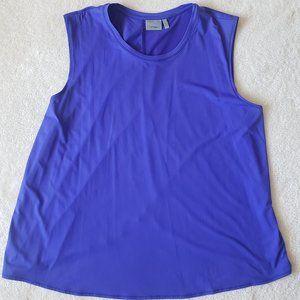 ATHLETA Women's Sun Lovers Tulip Back Top - Royal Blue - 2X